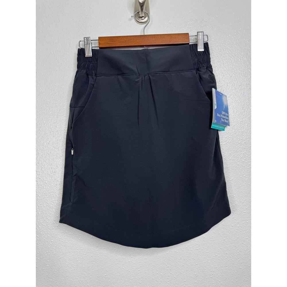 Coolibar‎ NWT Pisa Travel Skirt In Black Size XXS